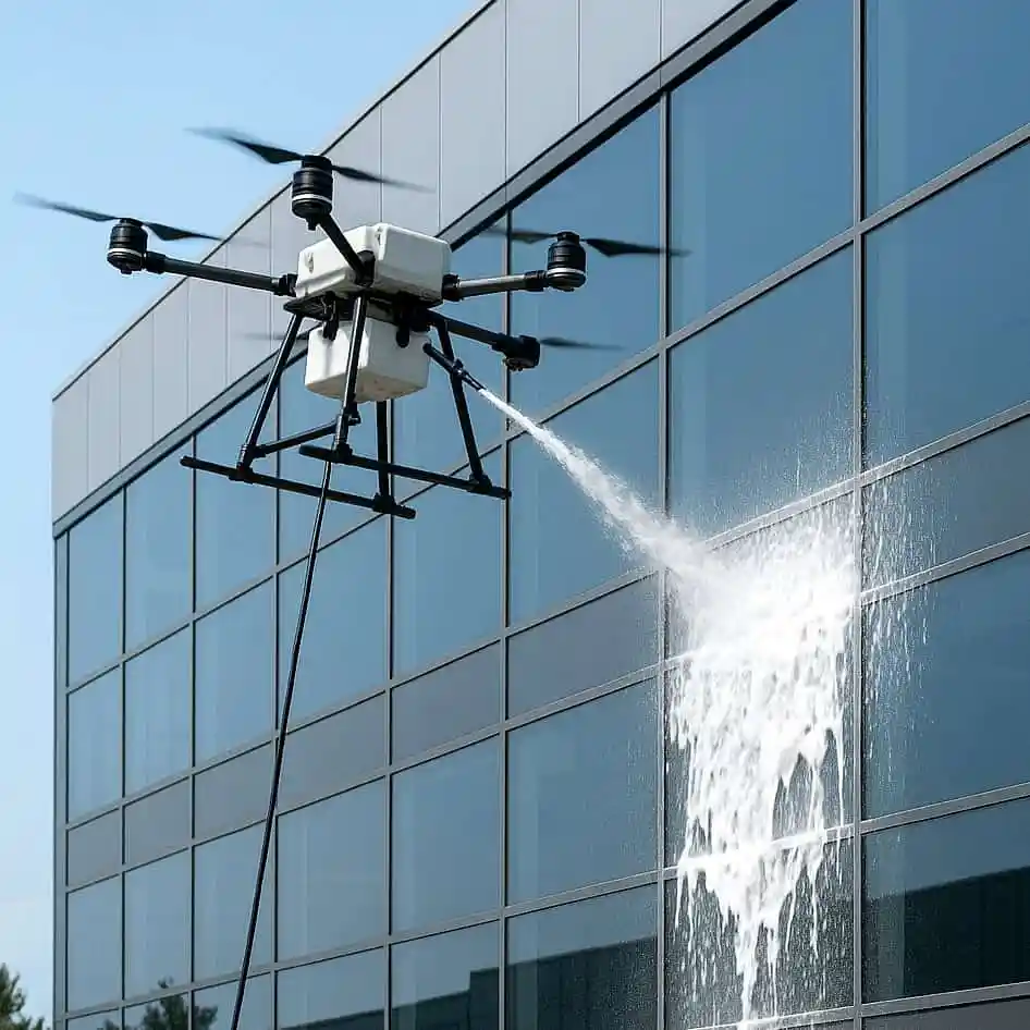 drone nettoyage